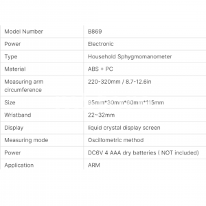 Digital Blood Pressure Machine